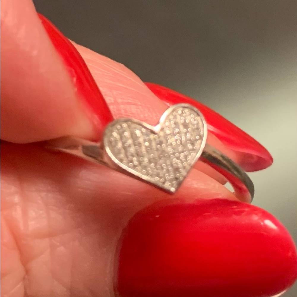 Beautiful 14k white gold ring - Picture 9 of 11